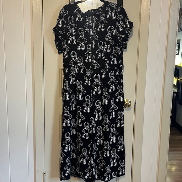 He’ll Bunny Size 3X Voodoo Doll Romper - Picture 1 of 4